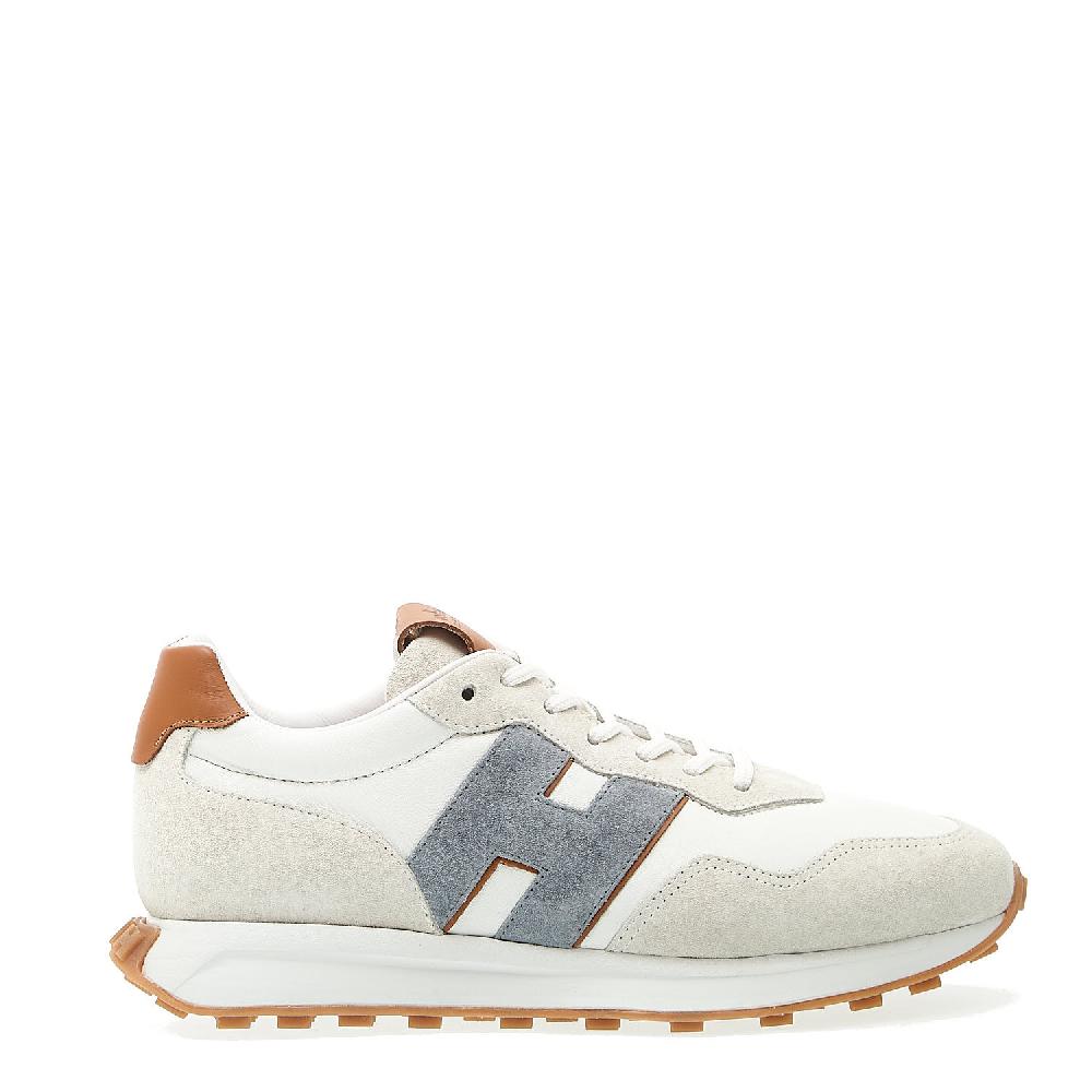 Sorelle Perego running h601 pelle bianca H azzurra Pezzi Unici