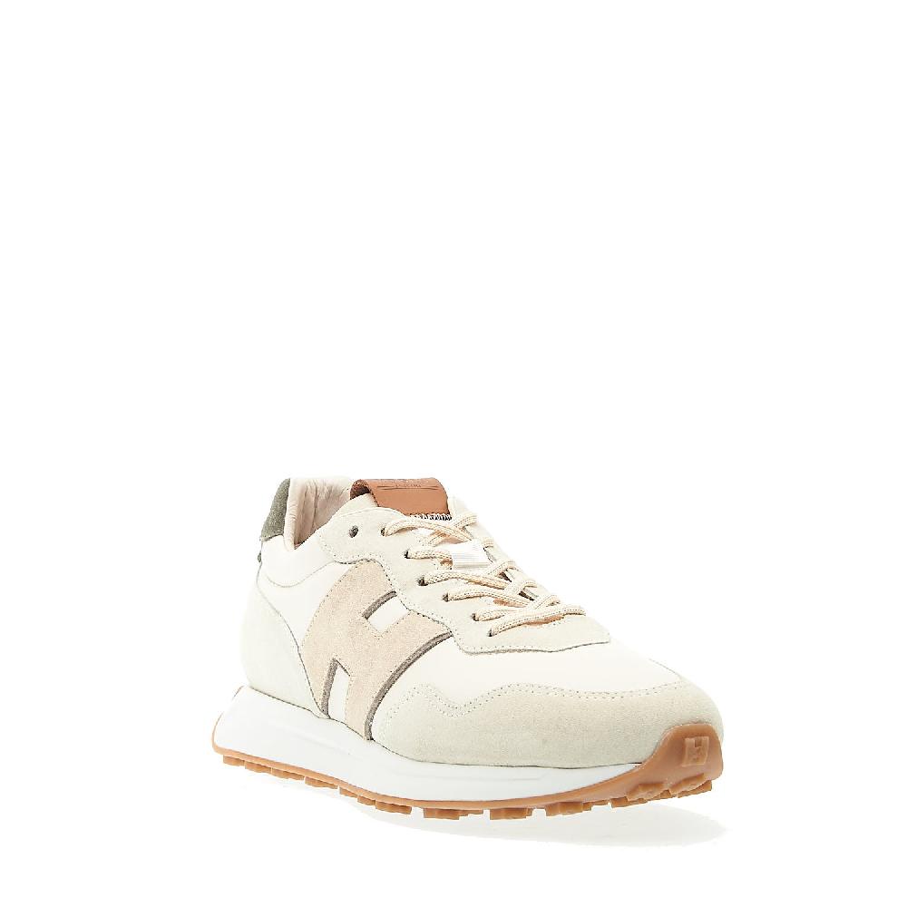 Sorelle Perego running h601 in pelle panna spoiler verde Soddisfazione Garantita