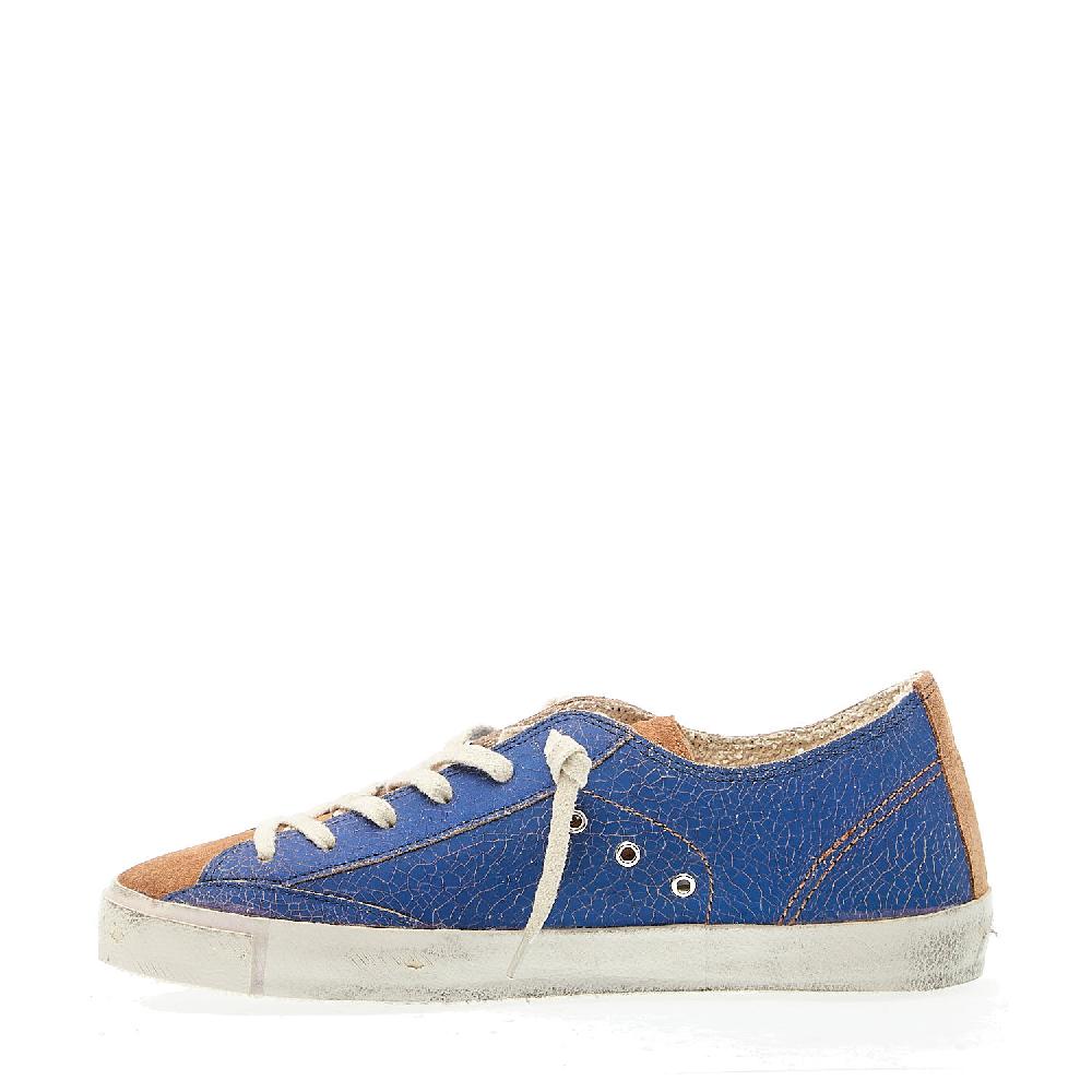 Sorelle Perego Paris sfoderata craclè bluette Offerta