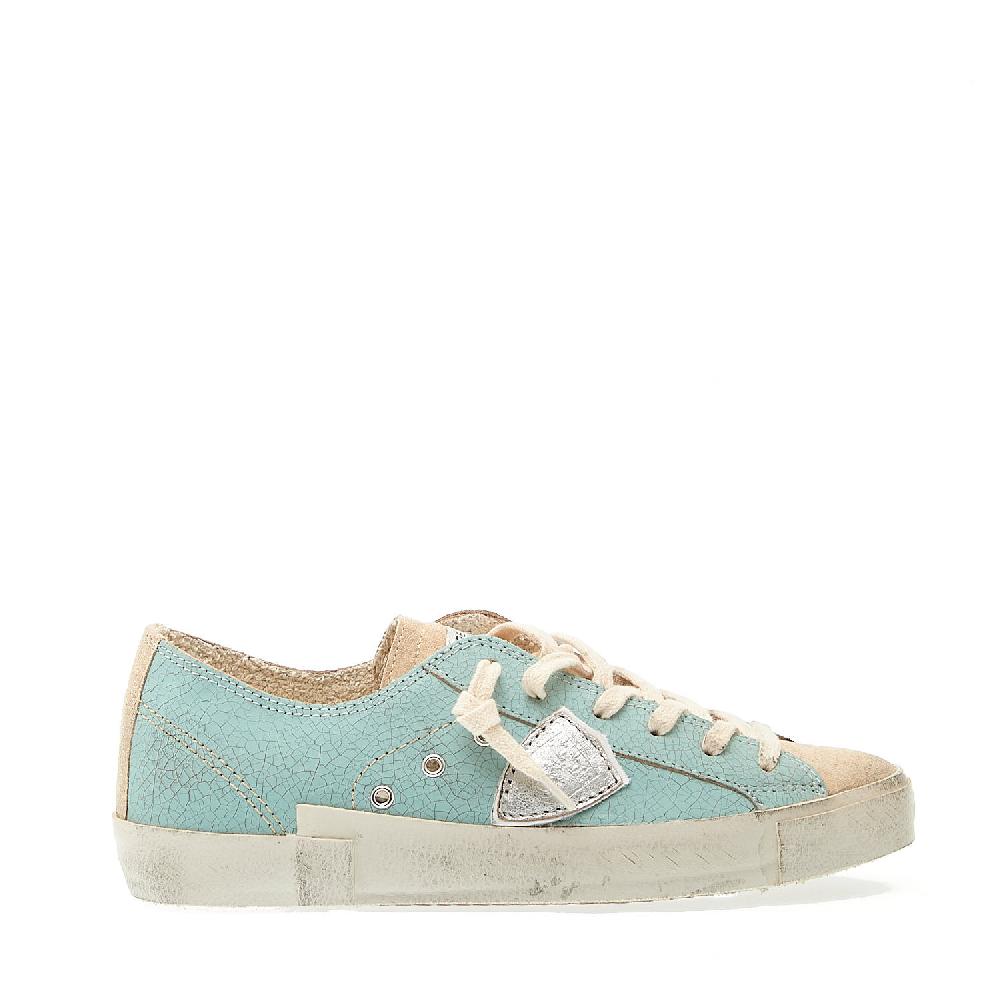Sorelle Perego Paris sfoderata craclè azzurra