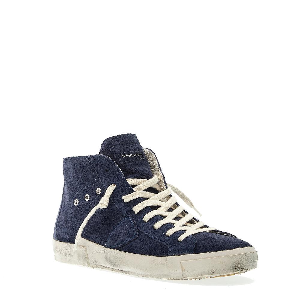 Sorelle Perego Paris High camoscio blu Online