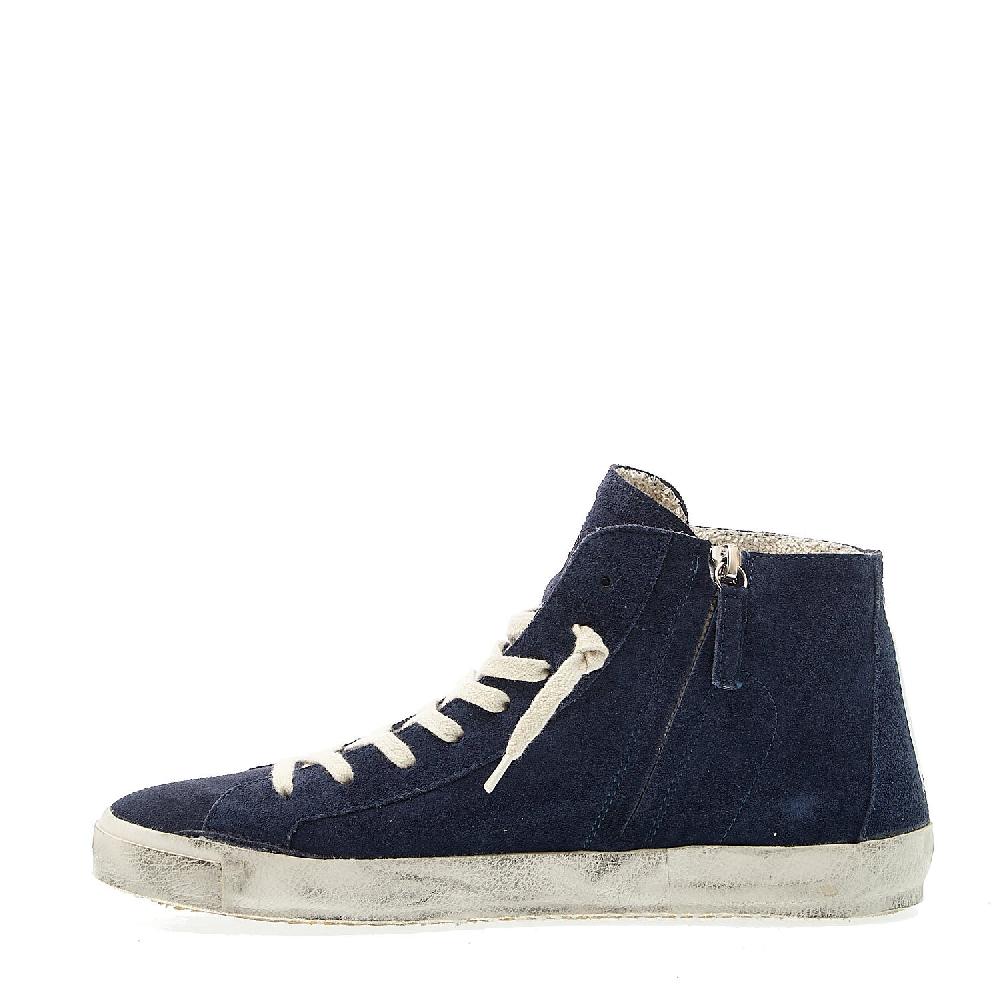 Sorelle Perego Paris High camoscio blu Online
