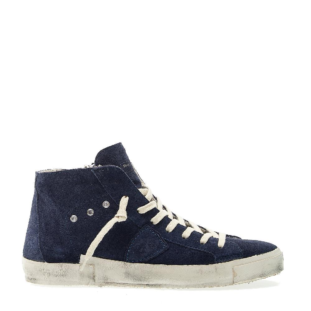 Sorelle Perego Paris High camoscio blu Online