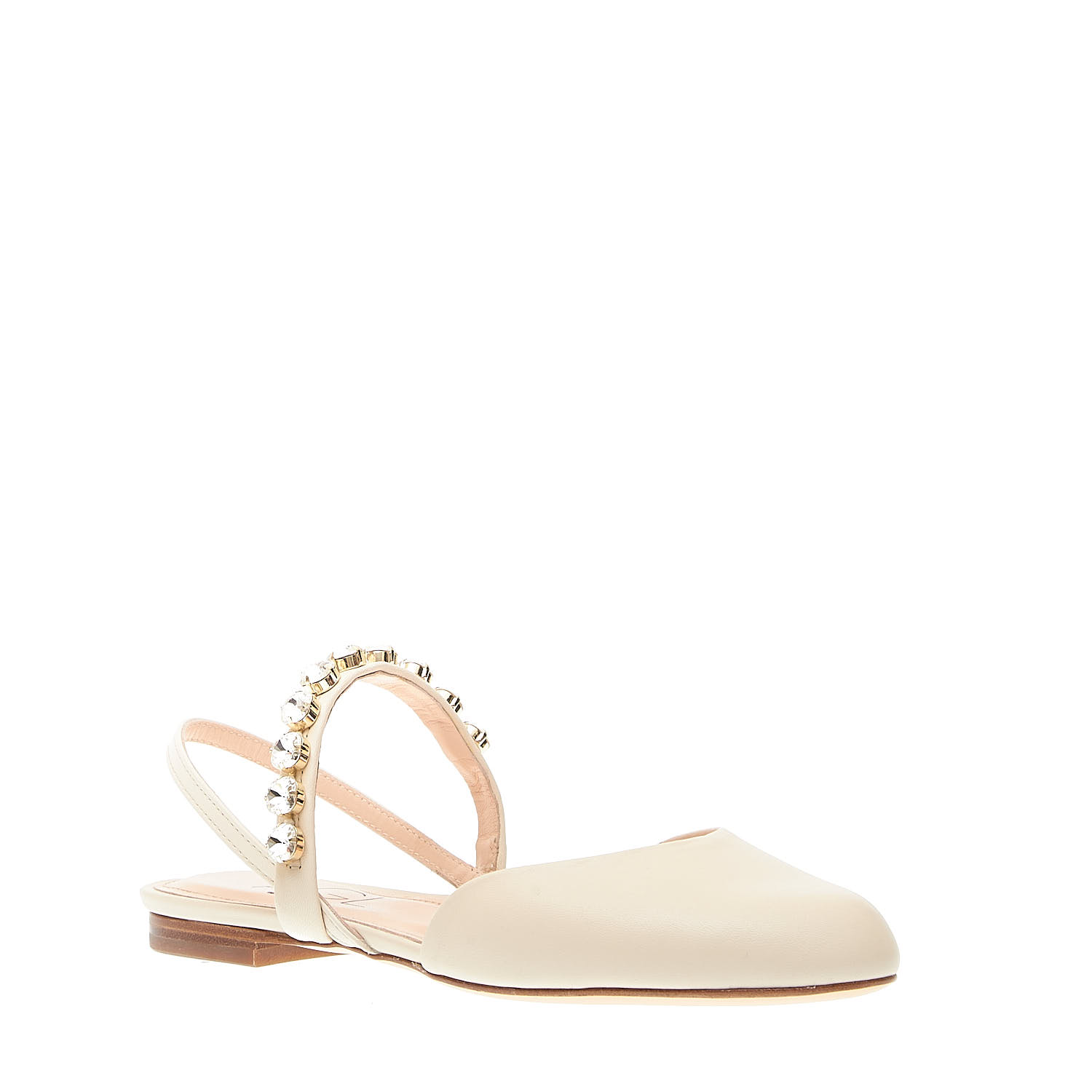 Sorelle Perego slingback panna con strass Offerte