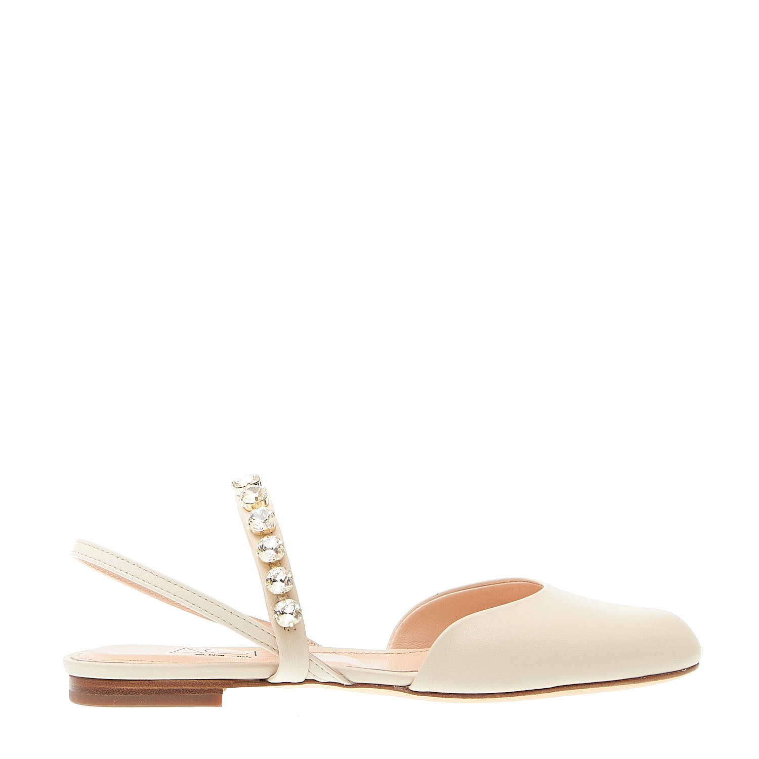Sorelle Perego slingback panna con strass Offerte