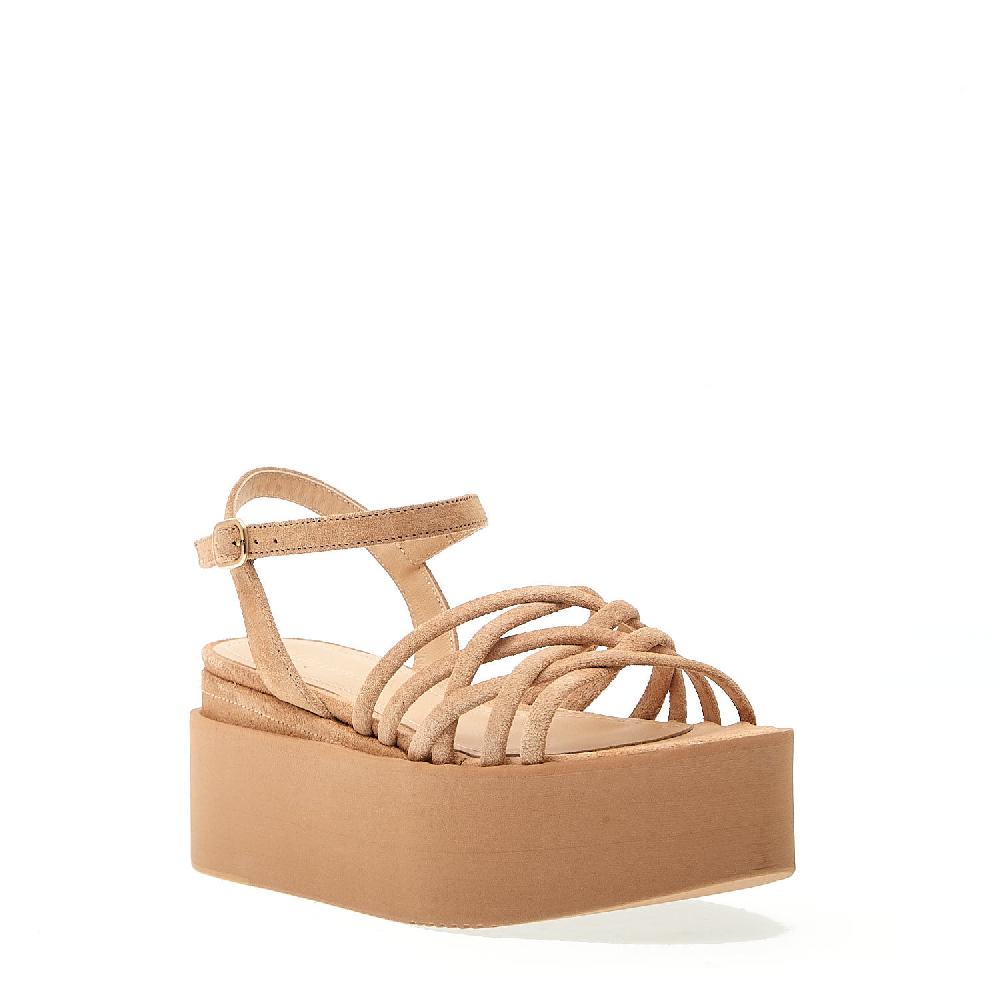 Sorelle Perego sandalo zeppa extralight camoscio deserto Hotsell