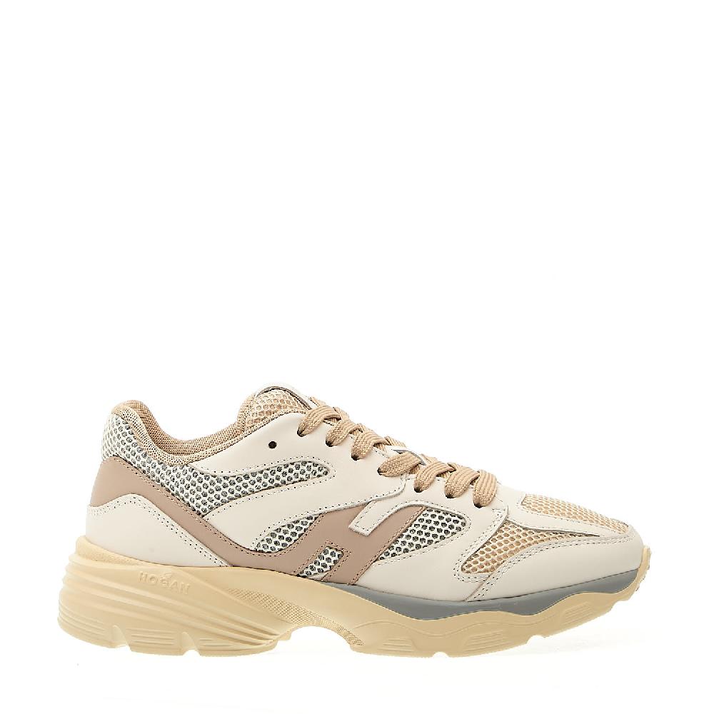 Sorelle Perego running H665 pelle tortora e rete Saldi Di Fabbrica