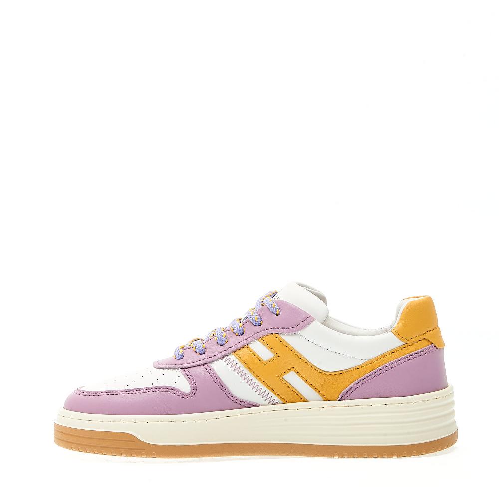 Sorelle Perego basket in pelle lilla H giallo Sconto di tempo limitato