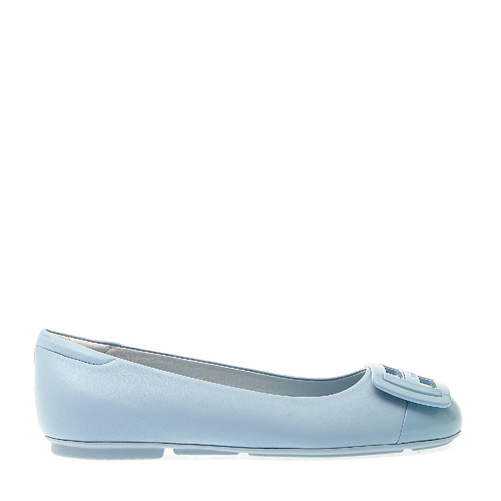 Sorelle Perego ballerina pelle azzurra Offerta speciale