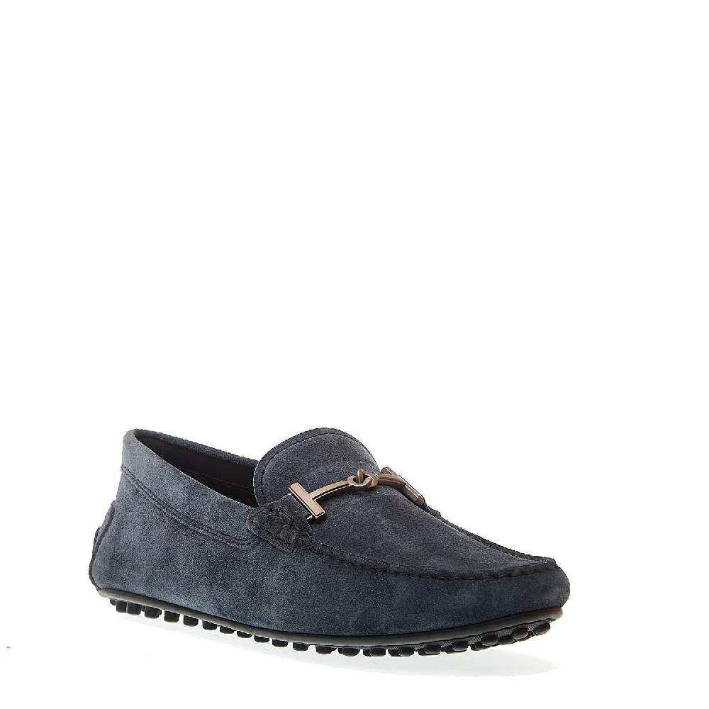 Sorelle Perego city gommino in camoscio blu fibbia Offerta Pasqua