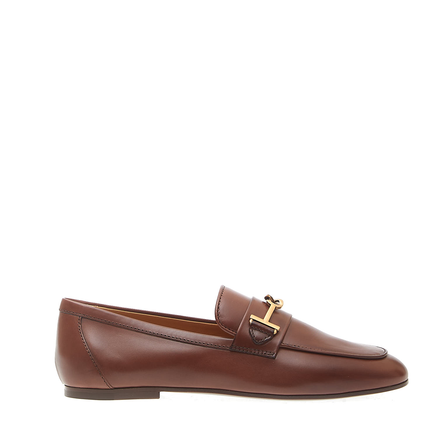 Sorelle Perego mocassino in pelle cuoio morsetto Latest fashion
