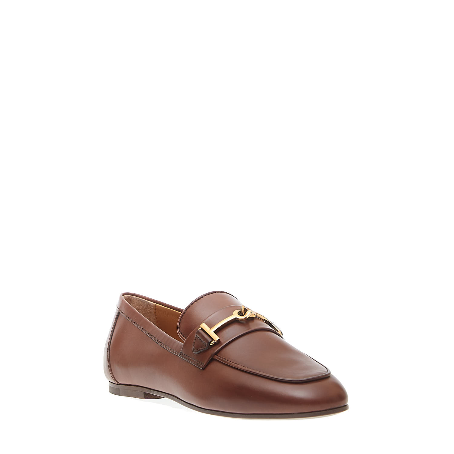 Sorelle Perego mocassino in pelle cuoio morsetto Latest fashion