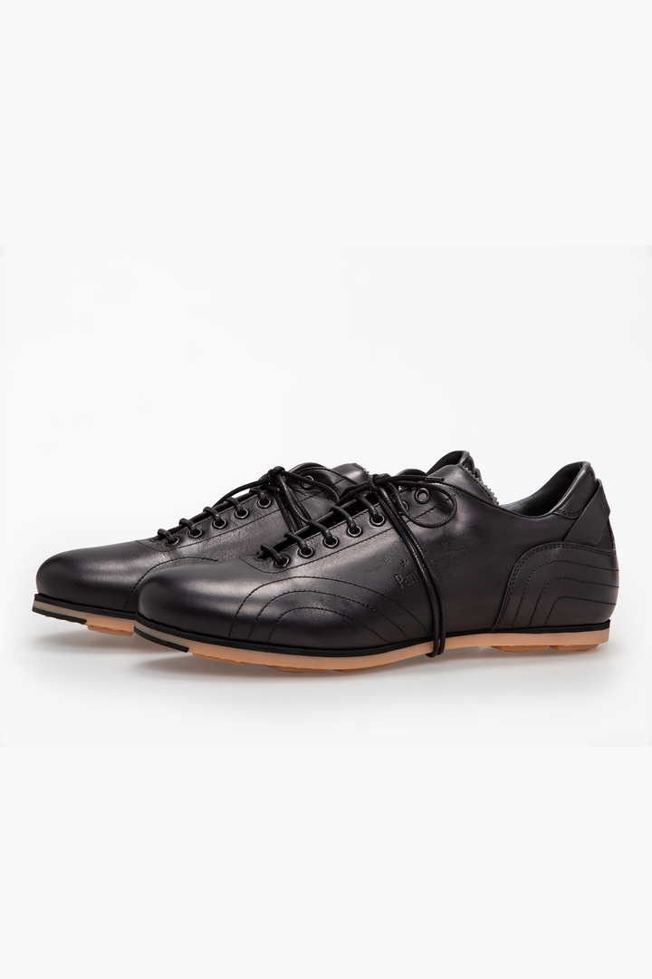 Spatarella Sneakers uomo in pelle nera 7625734553823 50% di sconto per tempo limitato
