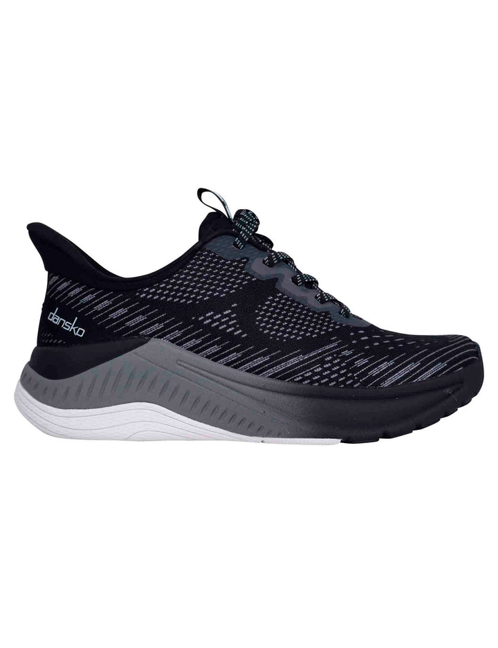 Spatarella Sneakers donna Mesh in tela nera Saldi Di Fabbrica
