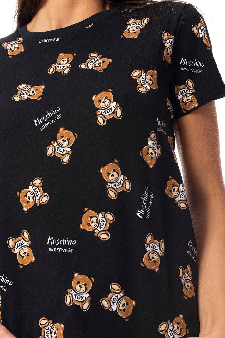 Spatarella T-shirt donna in cotone nero 2025