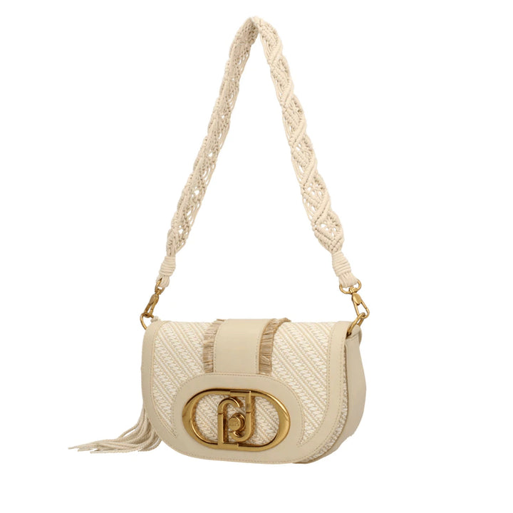 Spatarella Borse donna a tracolla in tessuto beige Negozi Online