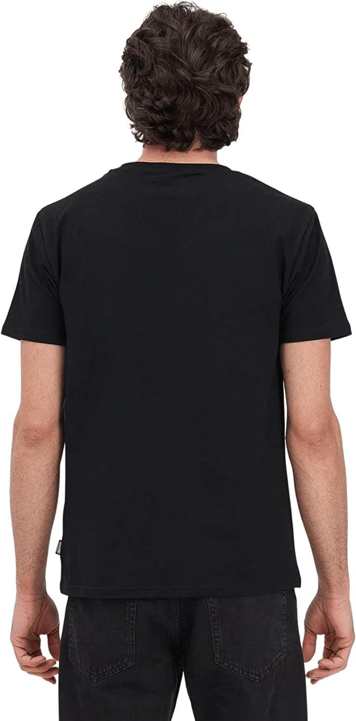 Spatarella T-shirt uomo in cotone nero Sottocosto