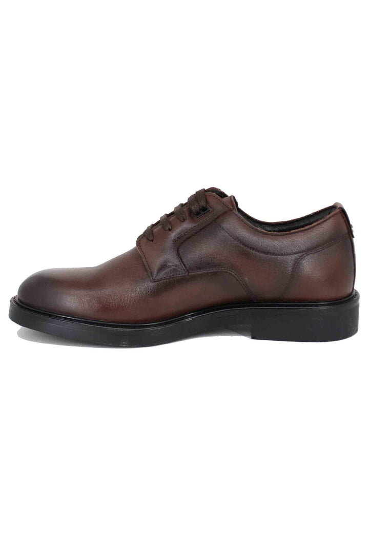 Spatarella Stringate uomo in pelle marrone Vendita