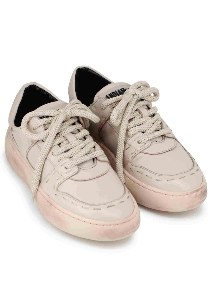 Spatarella Sneakers donna in pelle off white Offerte esclusive