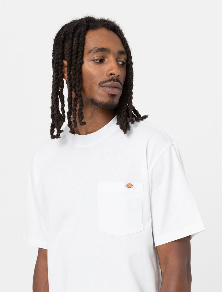 Spatarella T-shirt uomo Luray in cotone bianco dk0a4yfc-whx Negozi Online