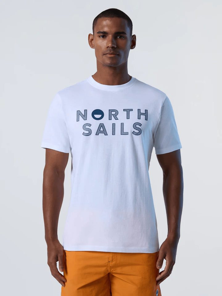 Spatarella T-shirt uomo in cotone bianco 692973-0101