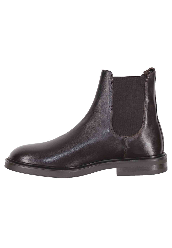 Spatarella Chelsea boots uomo in pelle testa di moro con suola in gomma Pezzi Unici