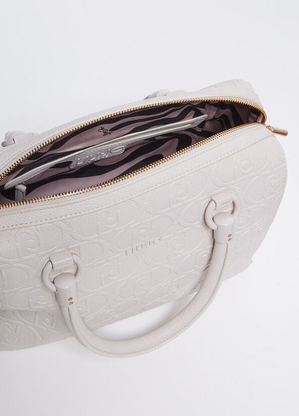 Spatarella Borse donna a mano in similpelle bianca Shopping Online