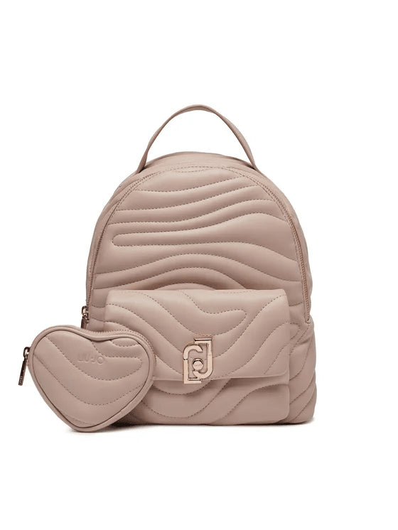 Spatarella Zaini donna in ecopelle beige Vendita