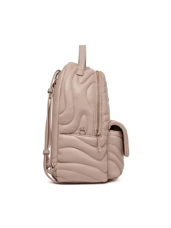 Spatarella Zaini donna in ecopelle beige Vendita