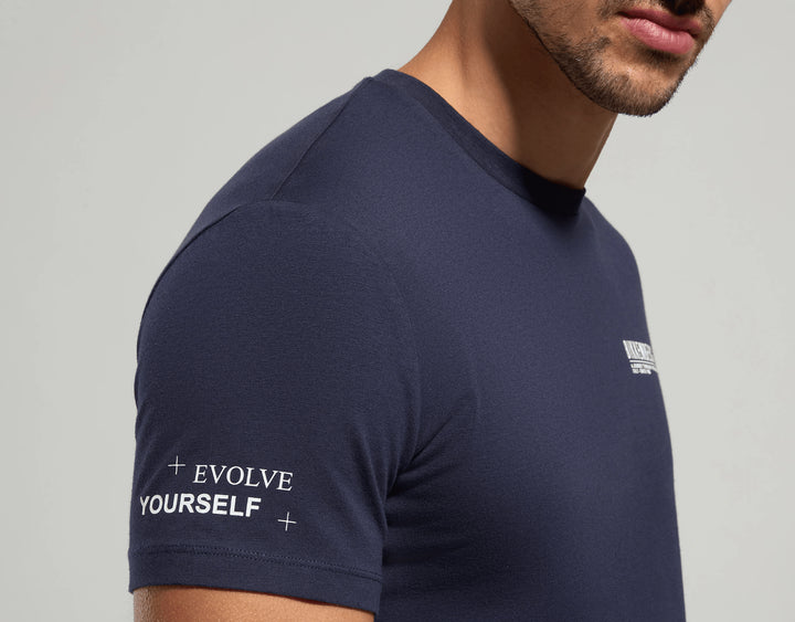 Spatarella T-shirt uomo girocollo in jersey blu bmt0162-7000 Duty-free