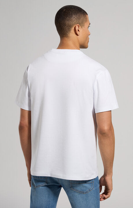Spatarella T-shirt uomo girocollo in jersey bianco pbmt0073-1000 2025
