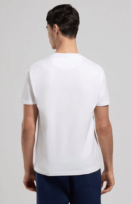Spatarella T-shirt uomo girocollo in jersey bianco bmt0202-1000 Italy