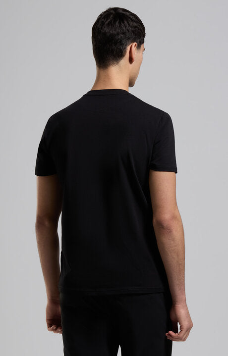 Spatarella T-shirt uomo girocollo in jersey nero bmt0159-8000 Italia