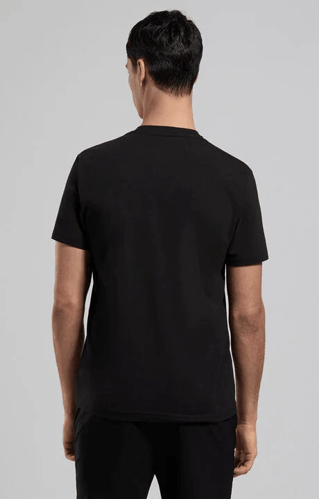 Spatarella T-shirt uomo girocollo in jersey nero bmt0202-8000 Vendita