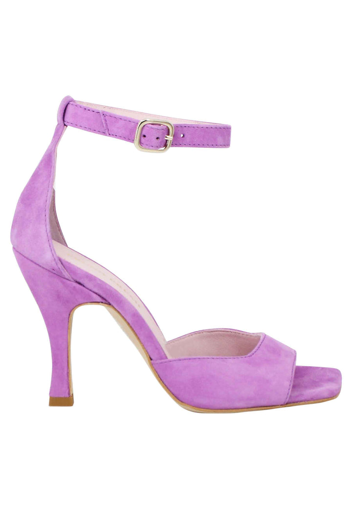 Spatarella Sandali donna Soly Lea in camoscio glicine con cinturino alla caviglia Flash Sale