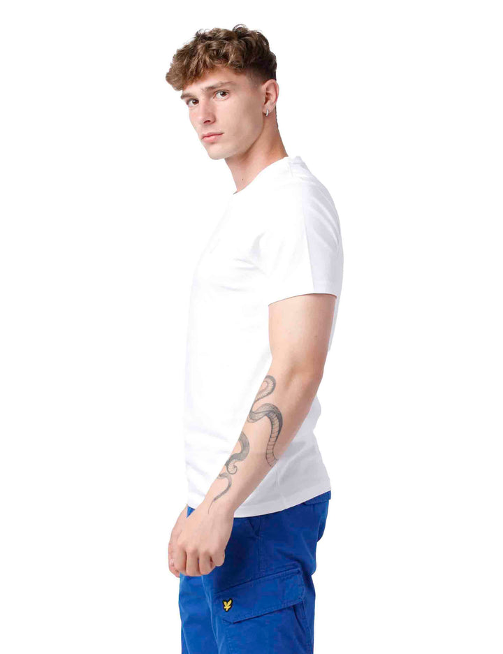 Spatarella T-shirt uomo in cotone bianco Offerta Pasqua