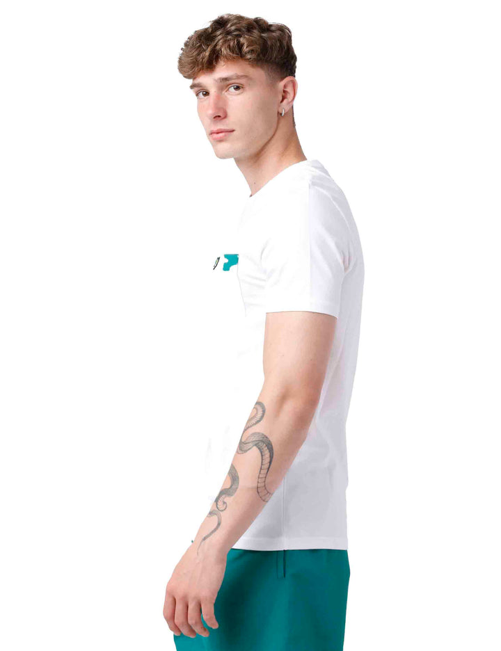 Spatarella T-shirt uomo in cotone bianco Offerta Giorno del Papà