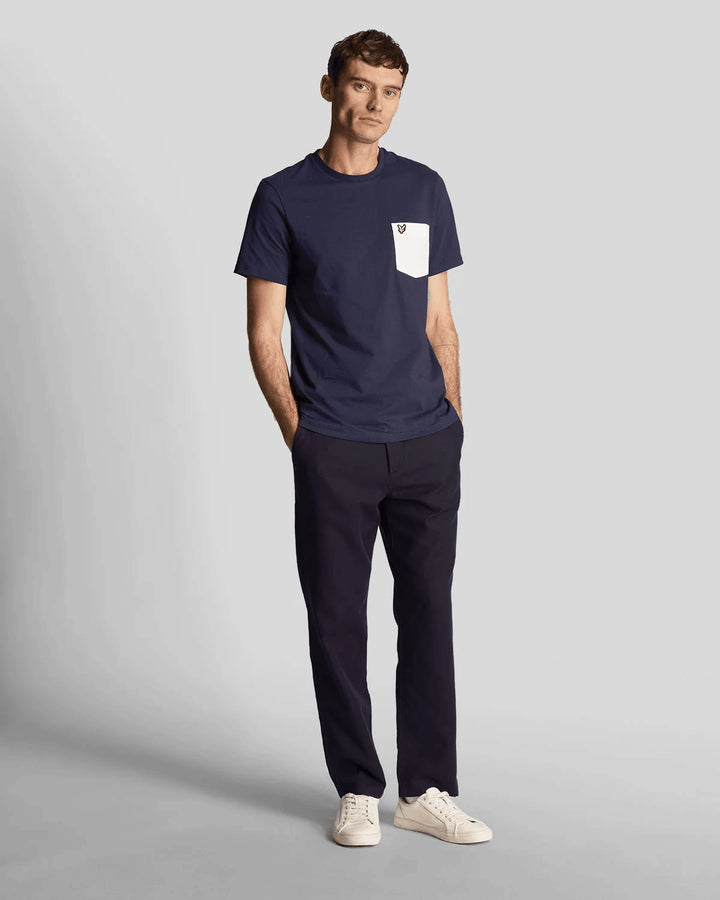 Spatarella T-shirt uomo in cotone blu Offerta Anniversario