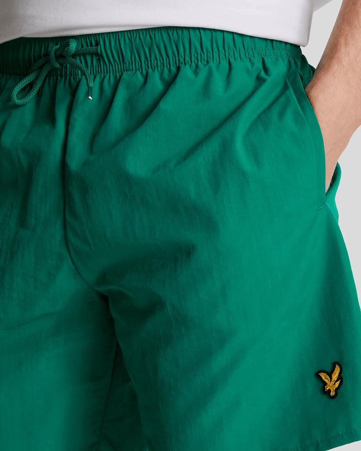 Spatarella Costumi uomo in tessuto verde Vendita calda