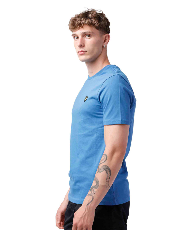 Spatarella T-shirt uomo in cotone blu Latest fashion