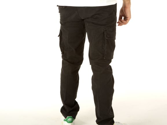 Spatarella Pantaloni uomo in cotone nero Lightning offer