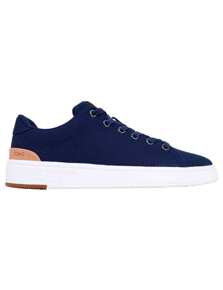 Spatarella Sneakers uomo in tessuto blu Liquidazione