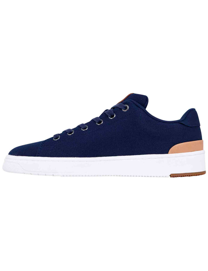 Spatarella Sneakers uomo in tessuto blu Liquidazione