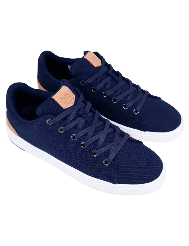 Spatarella Sneakers uomo in tessuto blu Liquidazione