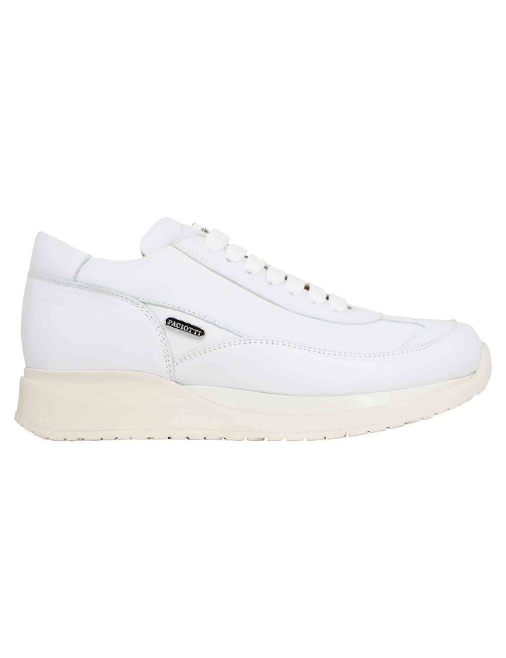 Spatarella Sneakers donna in pelle laminata bianca Offerta speciale della fabbrica
