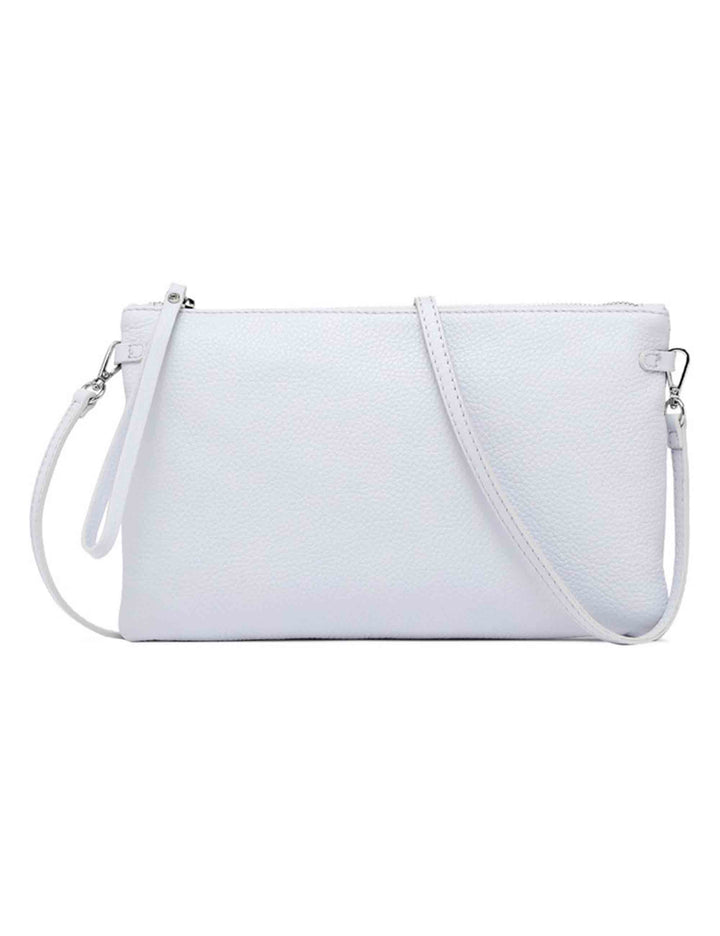 Spatarella Borse donna pochette Hermy in pelle acqua con manico a bracciale e tracolla in pelle Super sconto