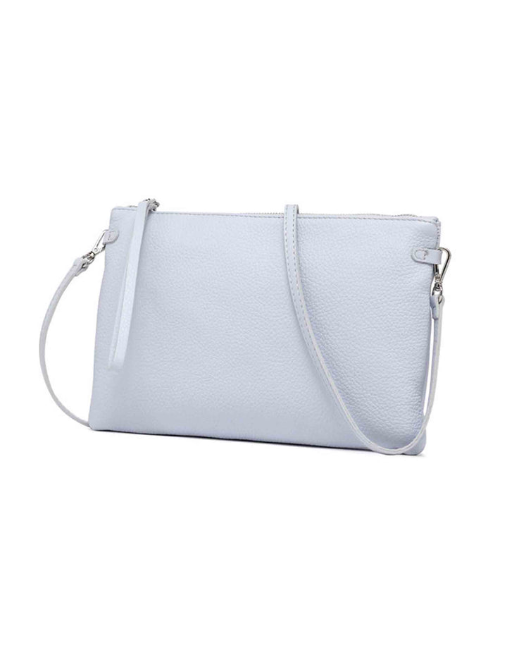 Spatarella Borse donna pochette Hermy in pelle acqua con manico a bracciale e tracolla in pelle Super sconto