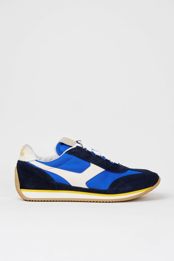 Spatarella Sneakers uomo Trainer '74 in camoscio blu e tessuto 003 Affare Del Giorno