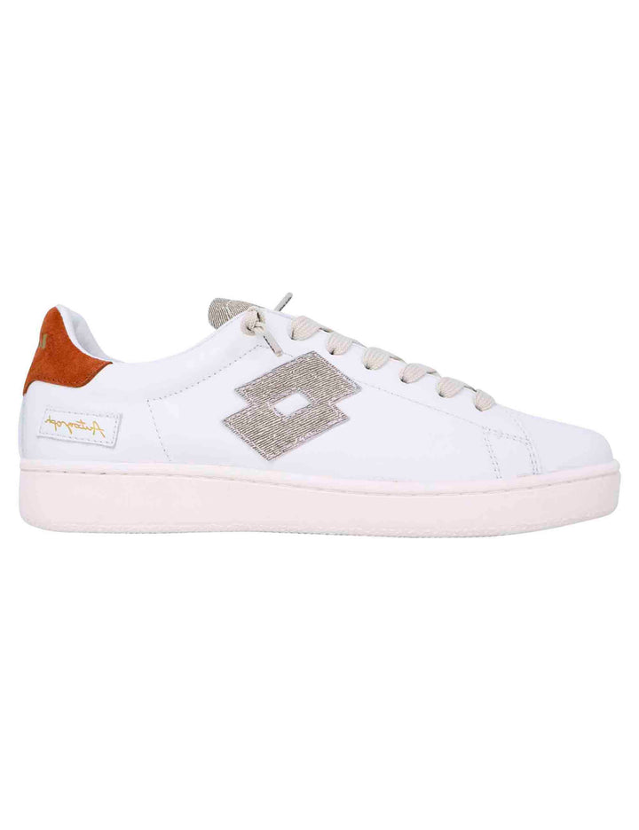 Spatarella Snekaers uomo in pelle bianca autograph Offerta settimanale