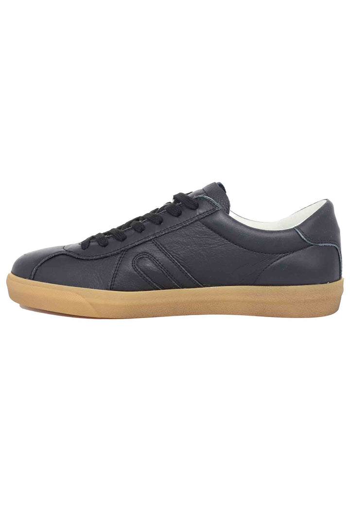 Spatarella Sneakers uomo in pelle nera Fino al 65% di sconto